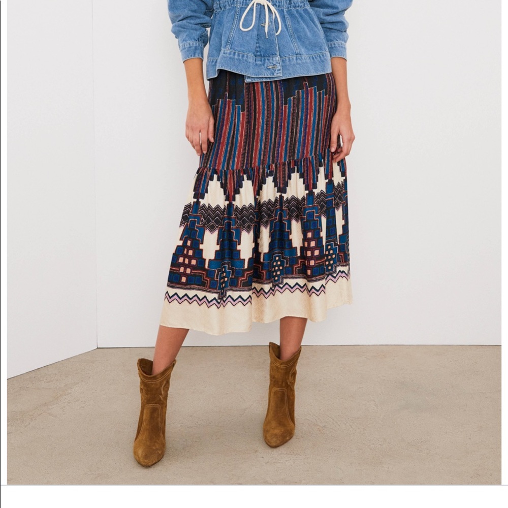 Ba&sh Maris midi skirt NWOT size 1
